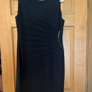 Black dress.  Size 12